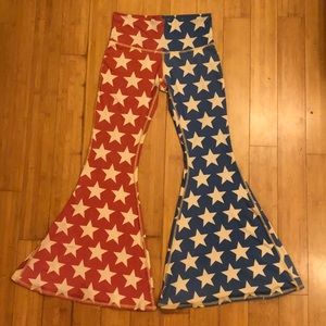 Teeki Americana Bell Bottom Yoga Pants